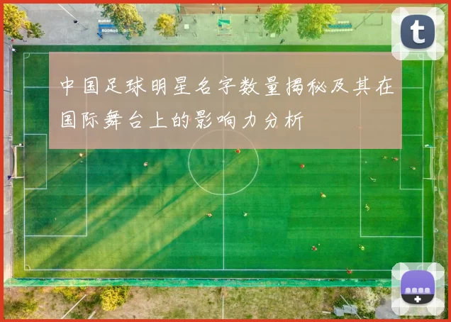 中国足球明星名字数量揭秘及其在国际舞台上的影响力分析
